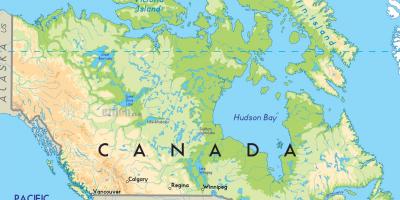 Kanada dalam peta