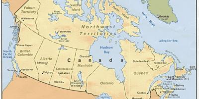 Rasmi peta Kanada